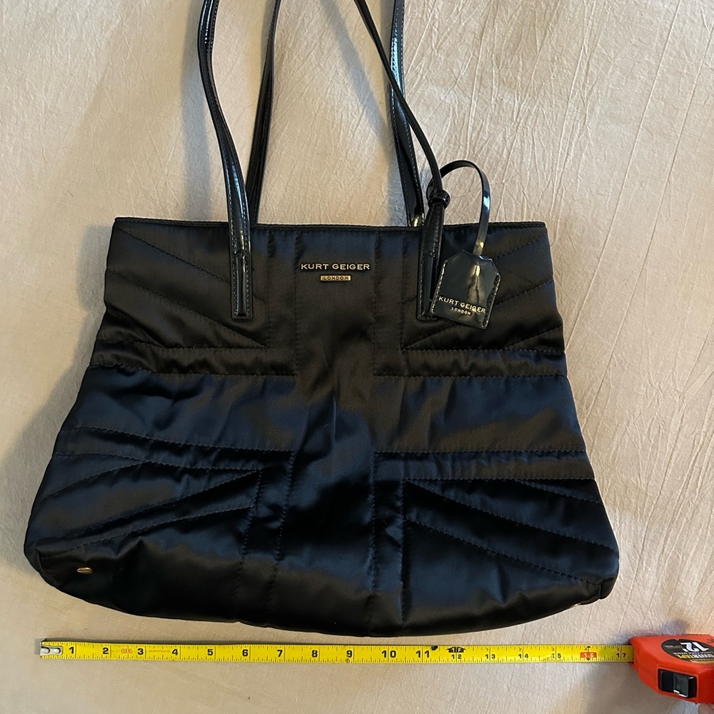 Kurt Geiger Quilted Black Tote Bag
